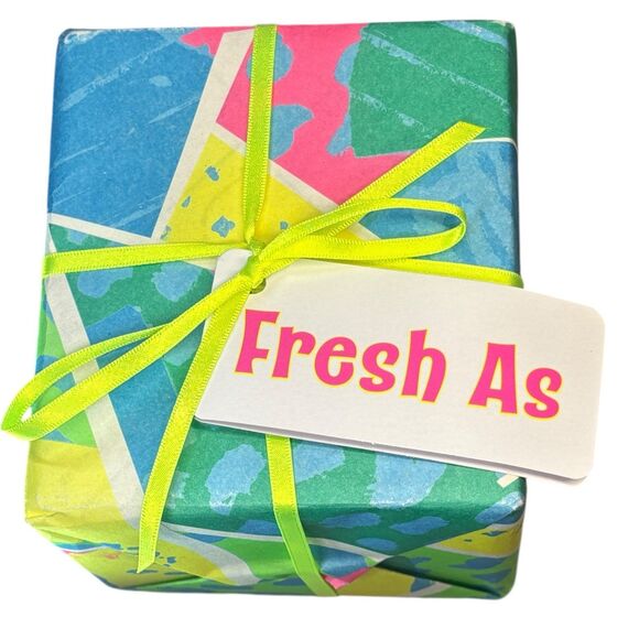 Lush Fresh As Gift: Happy Hippy Shower Gel & Outback Mate Soap Citrus Minty NWT - Picture 2 of 9